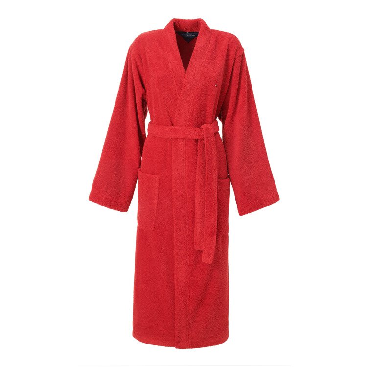 Peignoir kimono TH SCOTT RED Linge de Bain Tommy Hilfiger